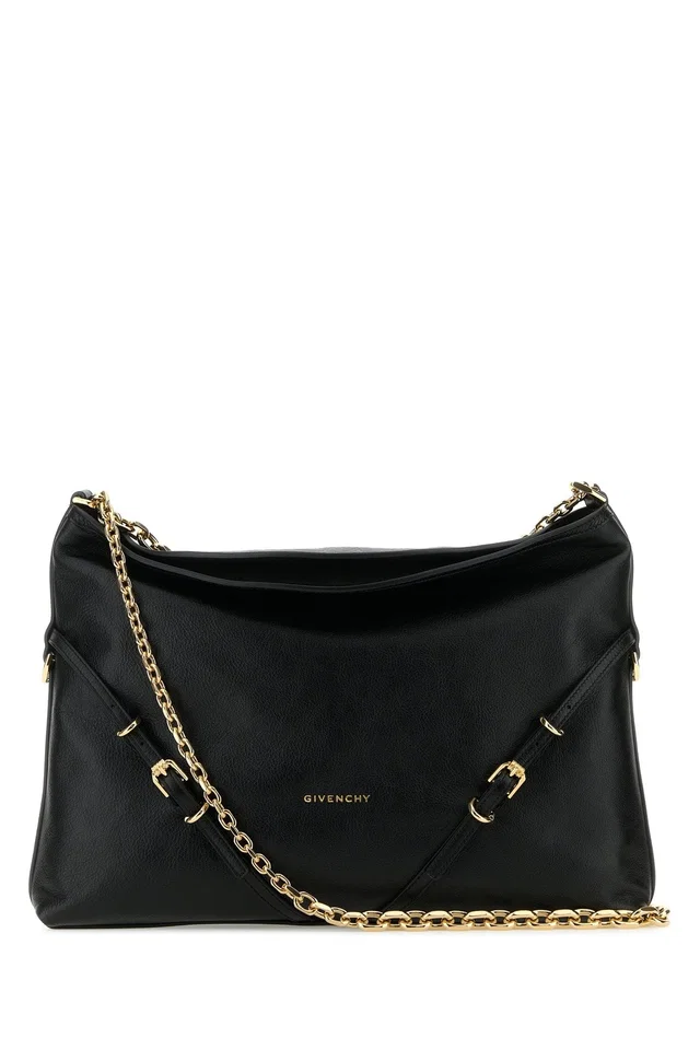 Givenchy Calf Leather Shoulder Bag — Black 100 % in Black Calfskin from HEWI