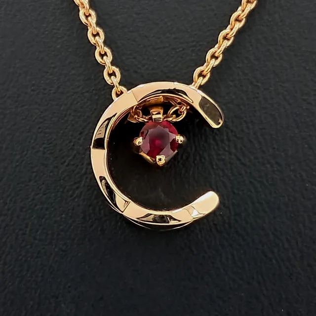 Chanel Ruby Coco Necklace from GUGUS