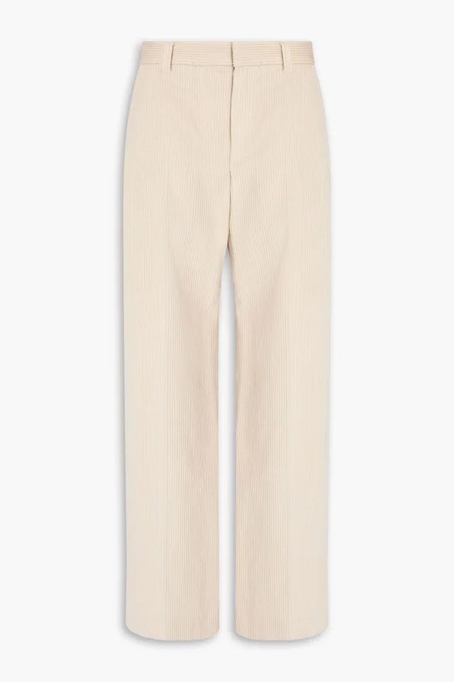 Brunello Cucinelli Cotton-Corduroy Wide-Leg Pants in Beige from THE OUTNET, photo 1 of 1