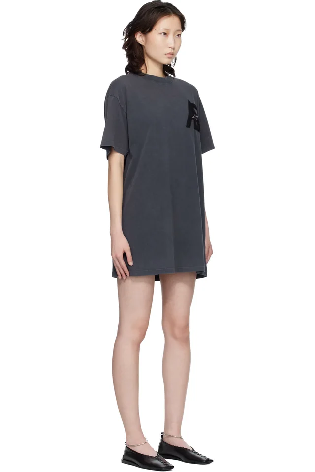 Gray Beth 'Anine Bing' Minidress, photo 2 of 4 from SSENSE