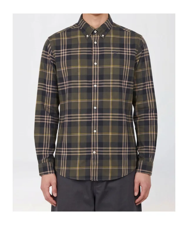 Barbour Edgar tartan-print button-down shirt, photo 3 of 3 from SENSER