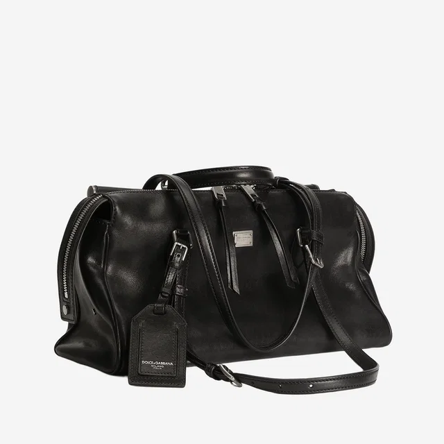 Dolce & Gabbana Vittoria Shoulder Bag — Black Calfskin in Black Calfskin from HEWI