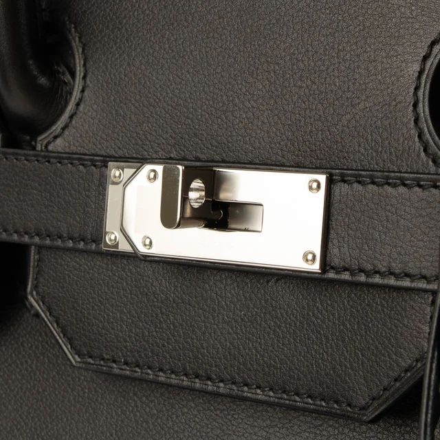 Hermès HAC Rock 40 Black Evergrain PHW in Black Leather from Labellov, photo 11 of 16