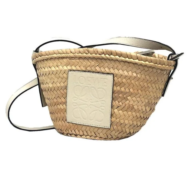 Loewe Basket Shoulder Bag White in white Calfskin from Poshmark