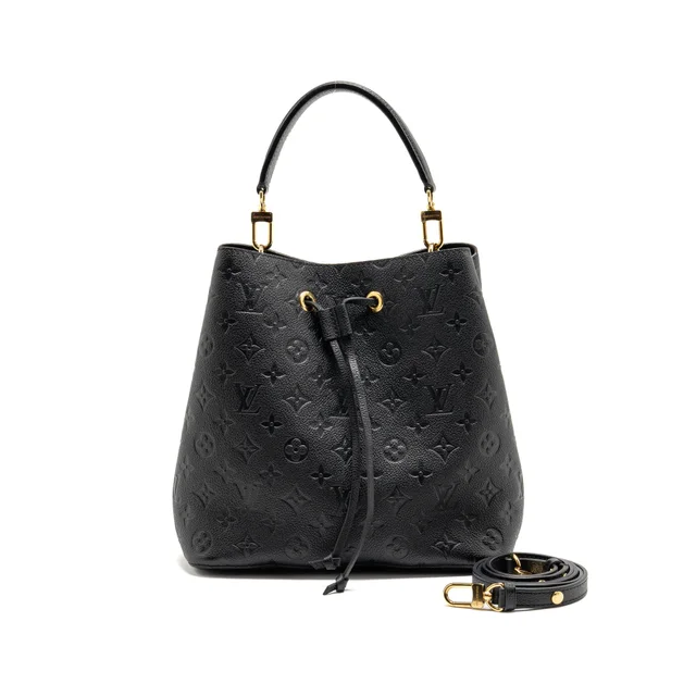 Louis Vuitton Neo Noe MM Monogram Empreinte Leather Black GHW in Black Leather from EMIER