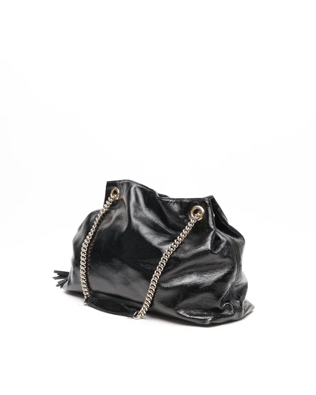 Gucci Patent Soho Chain Tote Bag in Patent leather from A Retro Tale, photo 3 of 15