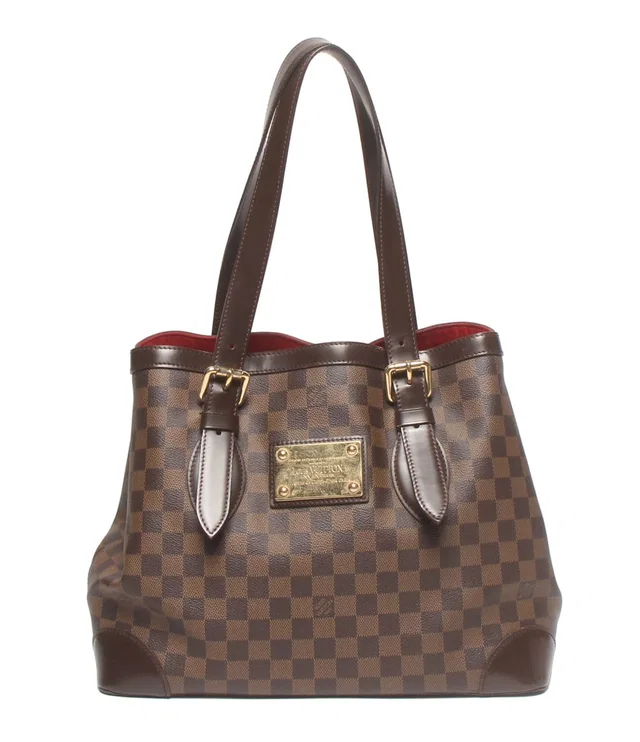 Louis Vuitton Tote Bag Hampstead MM Damier in Leather from The Reluxe