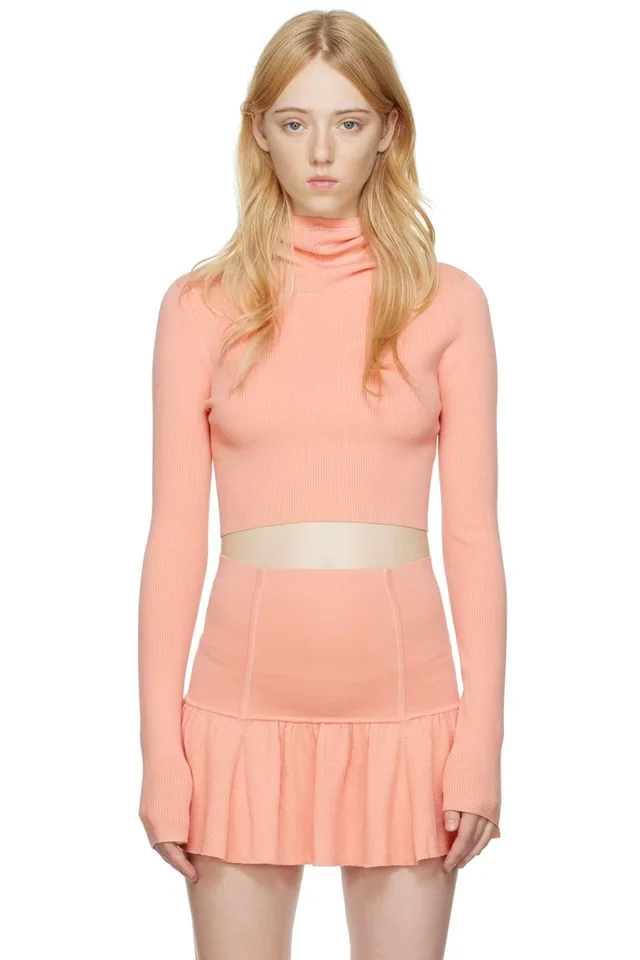 Pink Dormer Balaclava Hoodie, image 1 of 1 from SSENSE