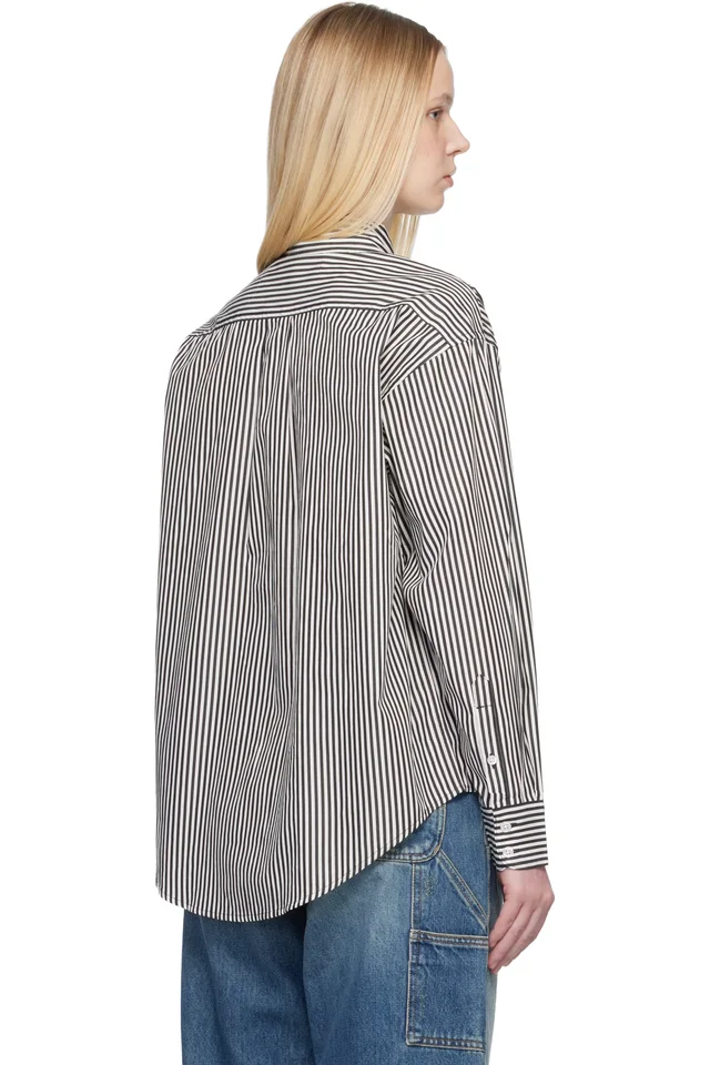 Carhartt Work In Progress Black & White Daldry Shirt, photo 3 of 4 from SSENSE