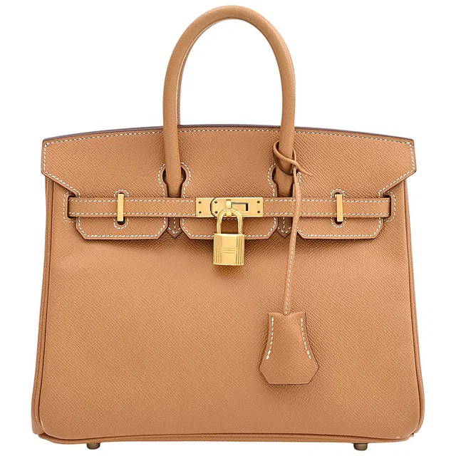 Hermès 2007 Birkin 25 Gold in Gold Epsom leather from VINTAGE QOO TOKYO