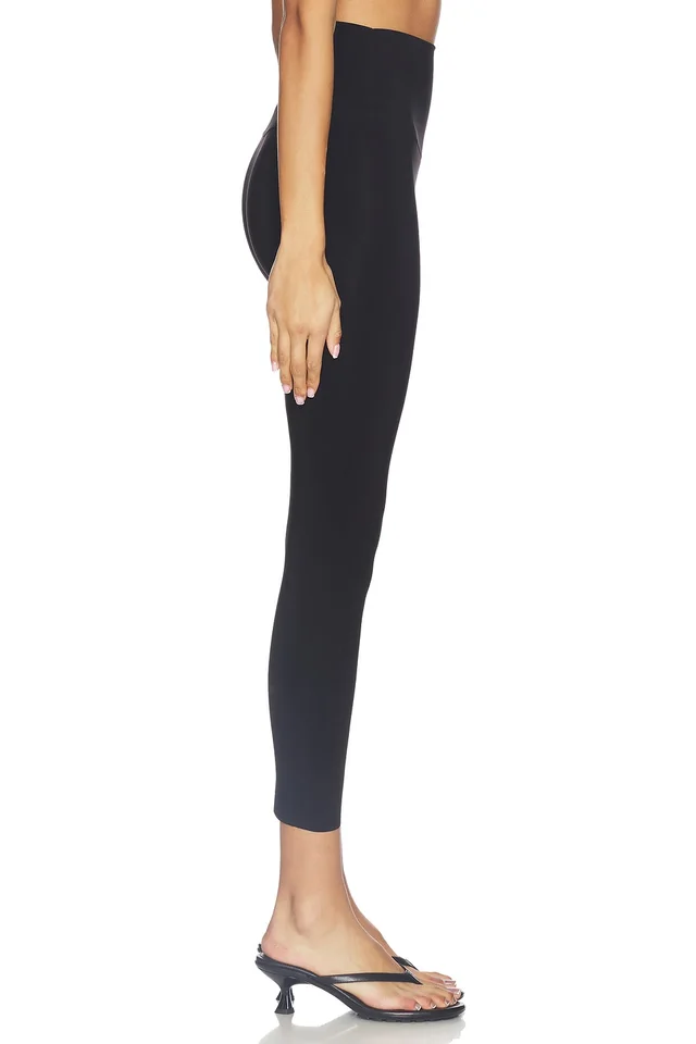 Norma Kamali x Lifestyle Cropped Legging in Black, photo 3 of 6 from REVOLVE (Canada)