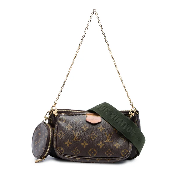 Brown Louis Vuitton Monogram Multi Pochette Accessoires Satchel in Brown Coated canvas from Designer Revival, photo 1 of 1