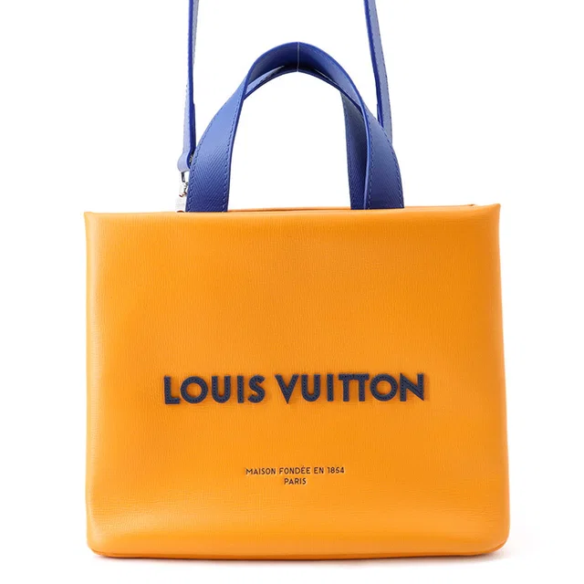 Louis Vuitton Shopper Tote SaffronM15237 Leather Size MINI in Leather from GALLERY RARE
