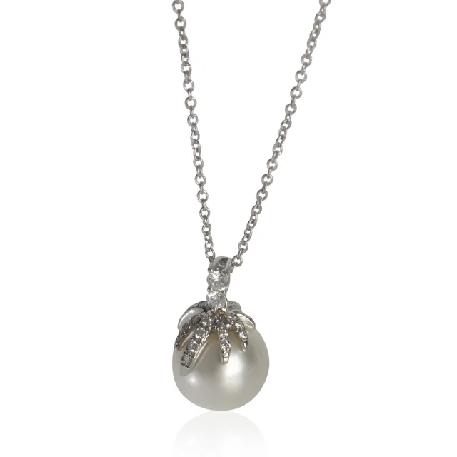 Tiffany & Co. Platinum Pearl And Diamond Fireworks Pendant 950 from HEWI