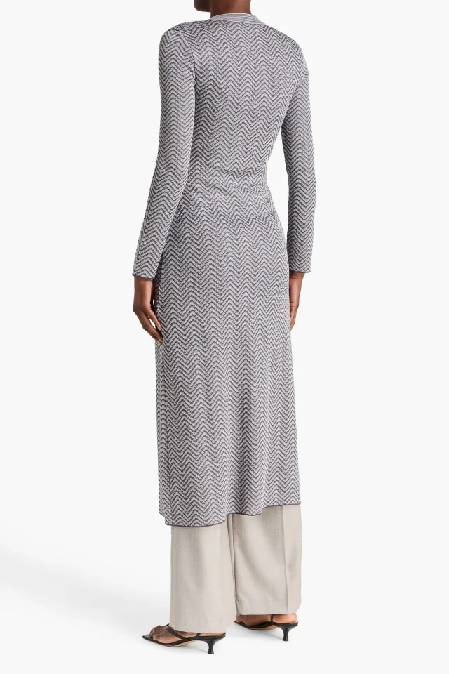 Missoni Metallic Zigzag Crochet-Knit Cardigan, photo 3 of 4 from THE OUTNET