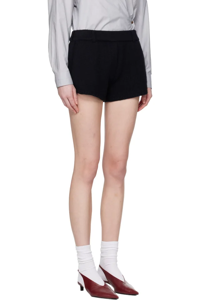 LISA YANG Black Annora Shorts, photo 2 of 2 from SSENSE
