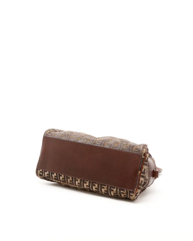 Fendi Zucca Suede Bag in Suede from A Retro Tale, photo 5 of 10