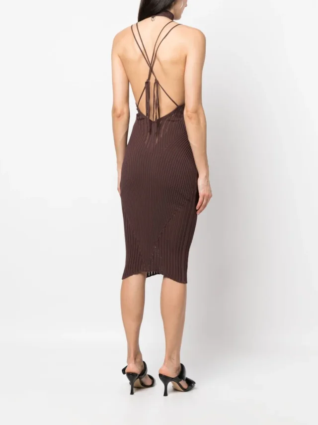 Andrea Adamo Ribbed Midi Dress, photo 4 of 5 from Balardi