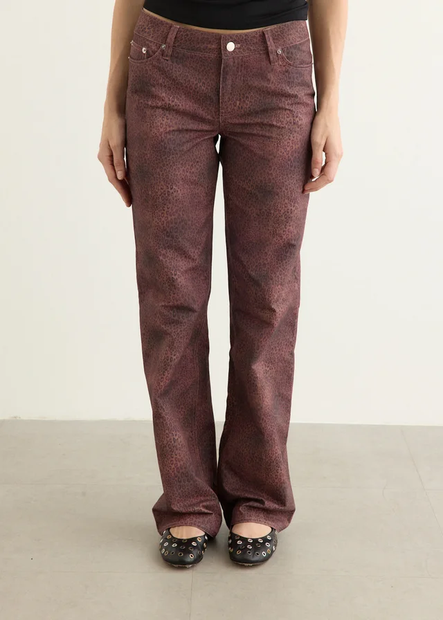 Peachy Den The Cicely Trousers in Red from Incu, photo 1 of 1