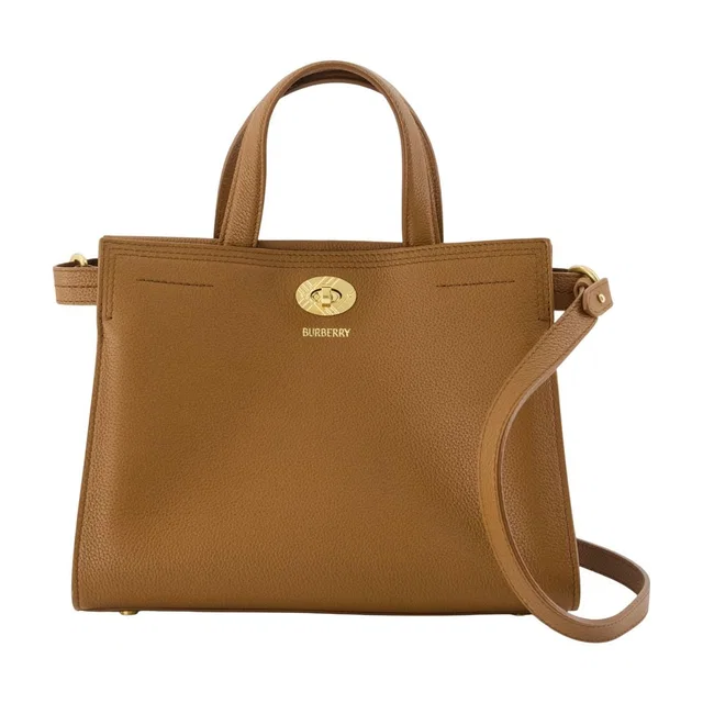 Burberry Ll Mini Cotswolds Tote Bag — Brown Calfskin in Brown Calfskin from HEWI