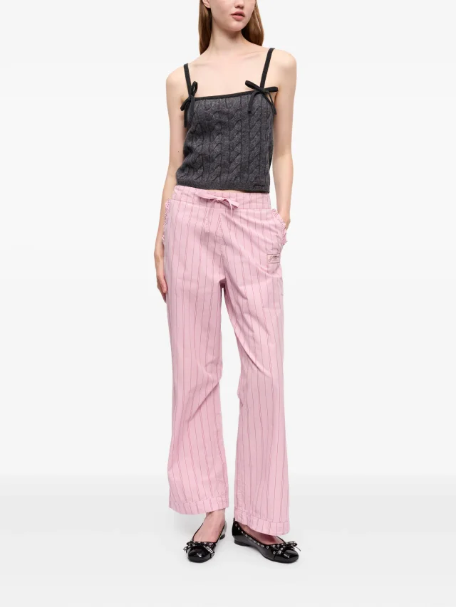 GANNI pinstriped trousers, photo 2 of 2 from FARFETCH