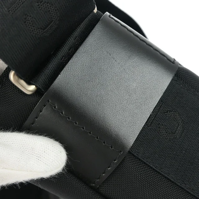 Chanel Sport Line Flap Messenger Wool And Nylon Black Bag in Black Nylon from HEWI, photo 10 of 10