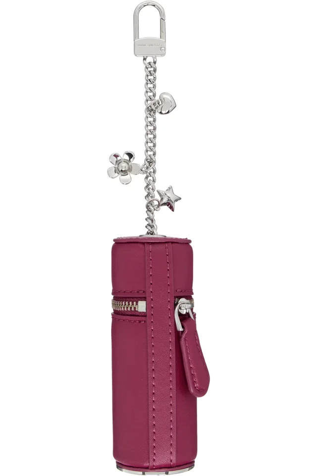 Marc Jacobs Pink 'The Everyday Lipstick Case' Bag Charm, photo 2 of 2 from SSENSE