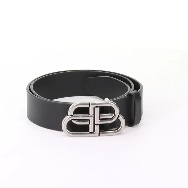 Balenciaga Bb Logo Leather Belt Size 85 in black Leather from Grailed