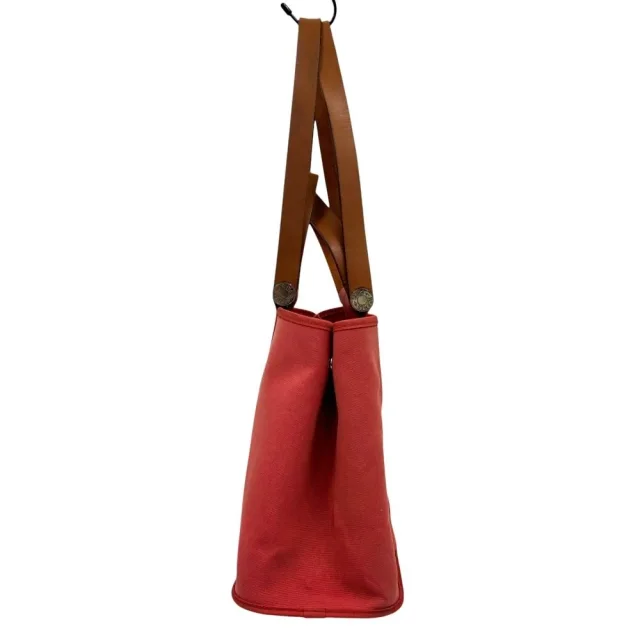 Hermès Cabag Elan 2way bag in Pink Canvas from LuxUness, photo 2 of 16