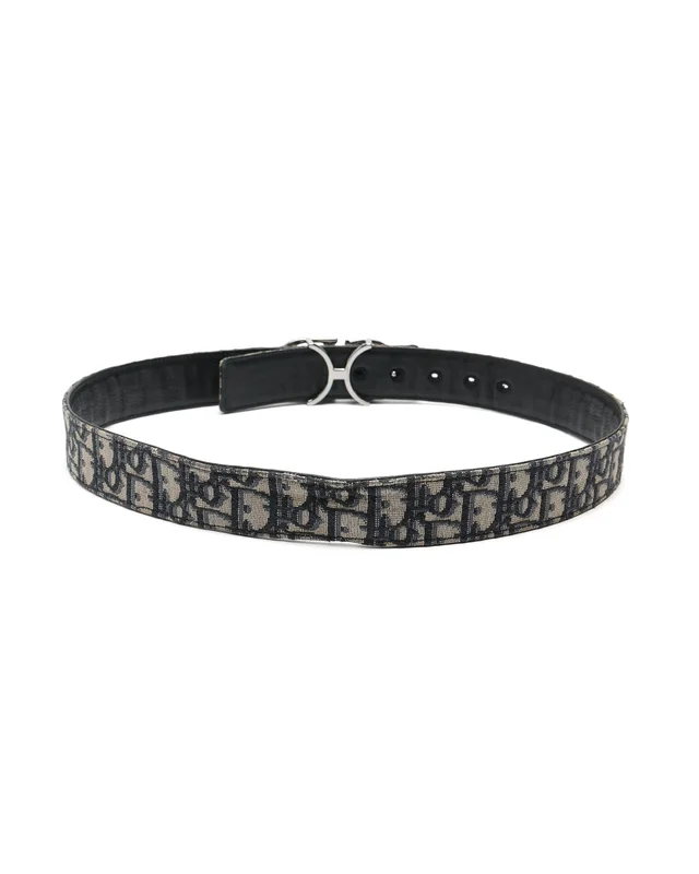Dior Trotter Reversible Belt, Size 90 in Canvas from A Retro Tale, photo 2 of 2