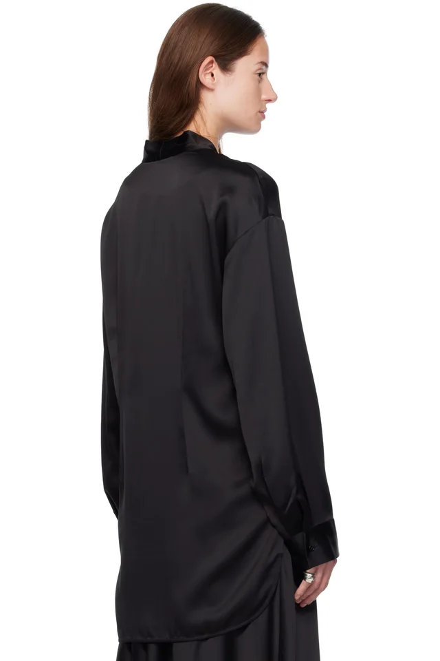LISA YANG Black Button-Up Shirt, photo 3 of 4 from SSENSE