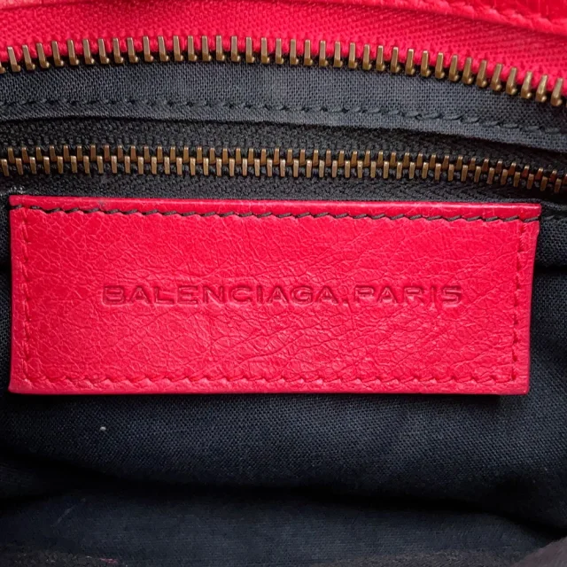 Balenciaga Classic Mini City Red300295D94JT5765 Leather in Leather from GALLERY RARE, photo 17 of 19