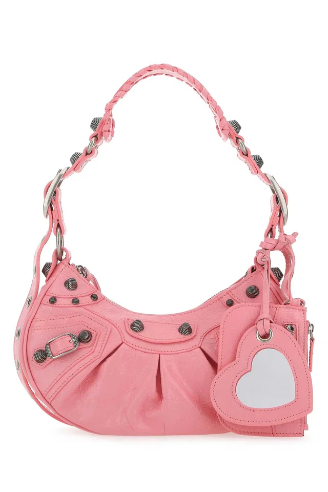 Balenciaga Le Cagole Xs Shoulder Bag — Pink in Pink Nappa leather from HEWI