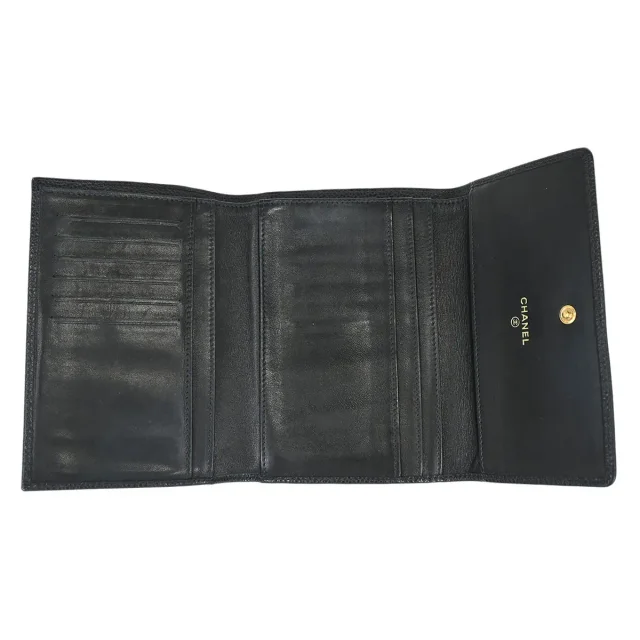 Chanel Timeless Cc French Caviar Black Calfskin Accessory in Black Caviar leather from HEWI, photo 10 of 15