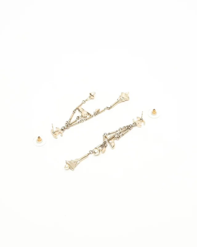 Chanel Coco Mark Dangling Earrings from A Retro Tale, photo 3 of 4