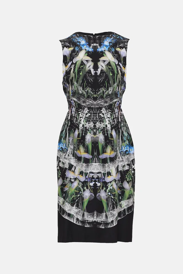 Alexander McQueen 2018 Ophelia Dress in Silk from VSP Consignment