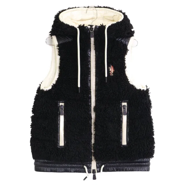 Moncler Grenoble Maglia Gilet Fleece Down Vest XS from The Reluxe