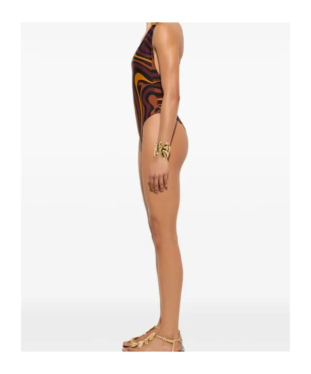 Emilio Pucci Marmo-print swimsuit, photo 3 of 5 from SENSER
