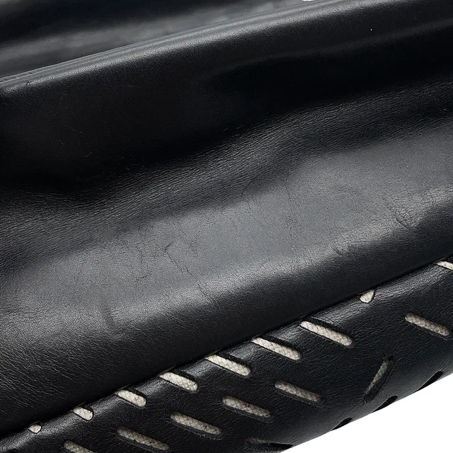 Bottega Veneta Crossbody Bag with Perforations Black Leather in Black Leather from GALLERY RARE, photo 12 of 19