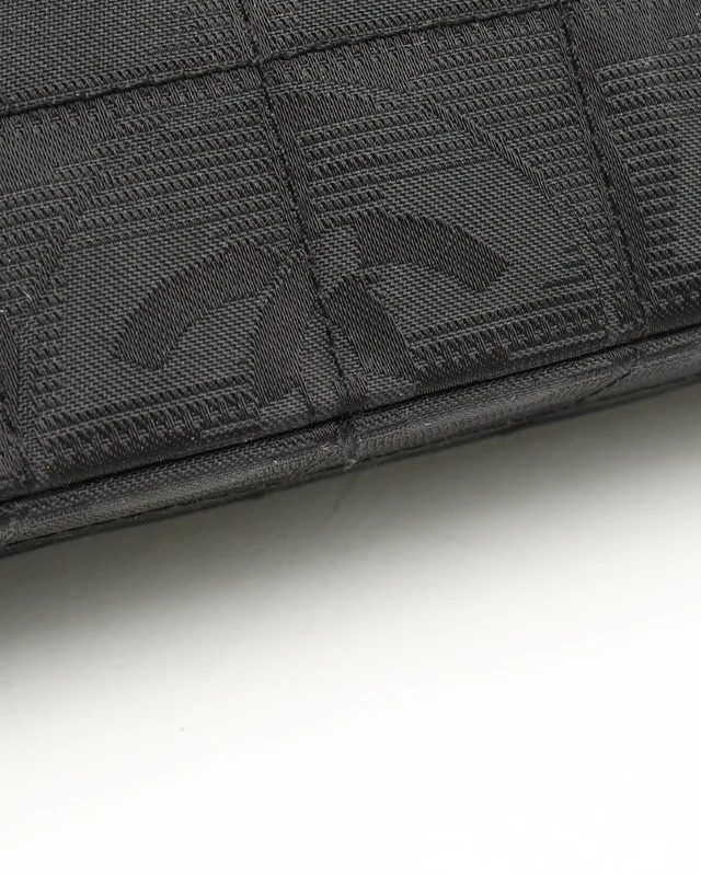 Chanel East West Chocolate Bar Bag in Brown Nylon from A Retro Tale, photo 7 of 15