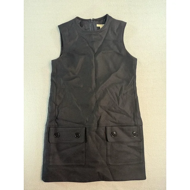 Burberry London Dress Womens 8 Black Herringbone Shift Pockets Workwear Office in black from Poshmark