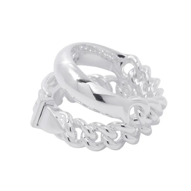Hermès BoucleSellier Inflexible Ring Size 53/#13 SV925 from GALLERY RARE, photo 2 of 9