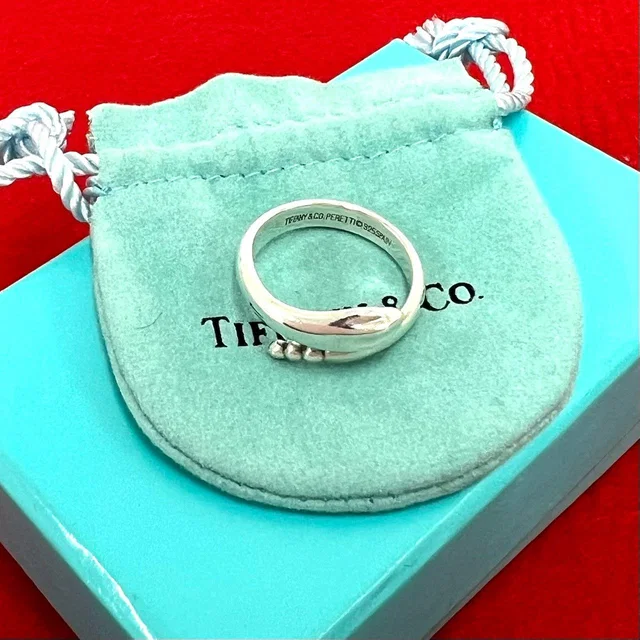 Tiffany & Co. Box Vintage Snake Ring 925 Sterling Silver 12 Handbag in Silver from The Reluxe