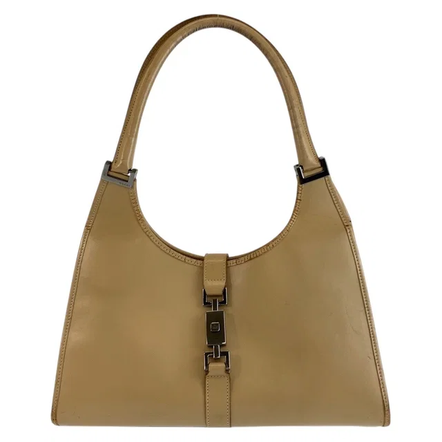 Gucci Jackie Beige Leather 002 Shoulder Bag in Beige Leather from The Reluxe