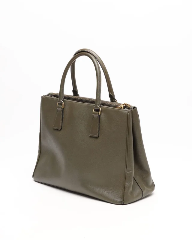 Prada Large Saffiano Lux Galleria Double Zip Bag in Saffiano leather from A Retro Tale, photo 3 of 12