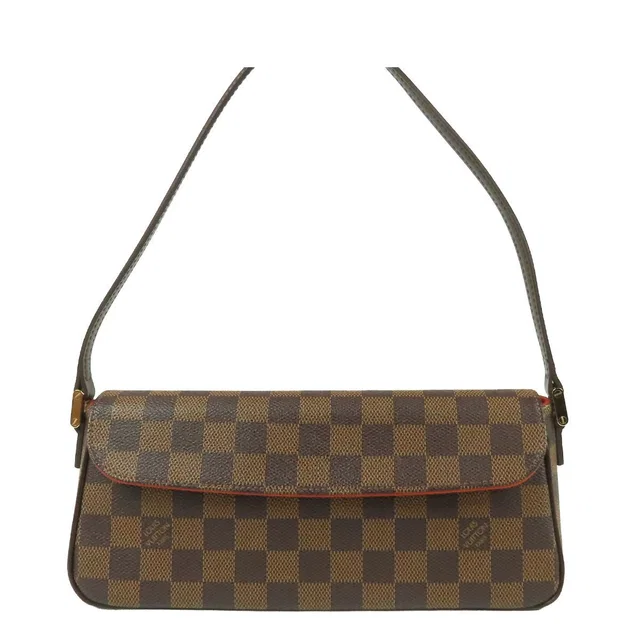 Louis Vuitton Recoleta Brown Damier Canvas Handbag in Brown Canvas from The Reluxe