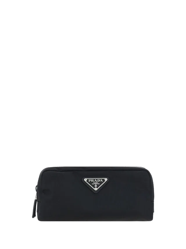 Prada Re-Nylon Travel Wallet — Black in Black Nylon from HEWI