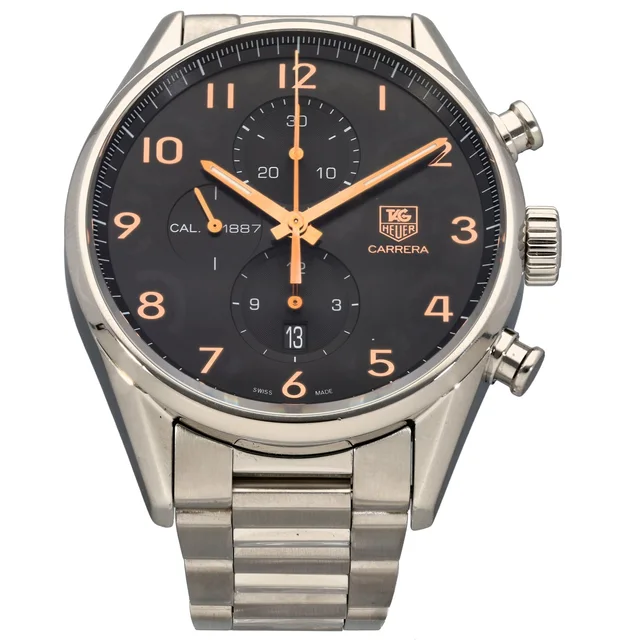 TAG Heuer Carrera CAR2014-2 43mm Stainless Steel Watch from H&T