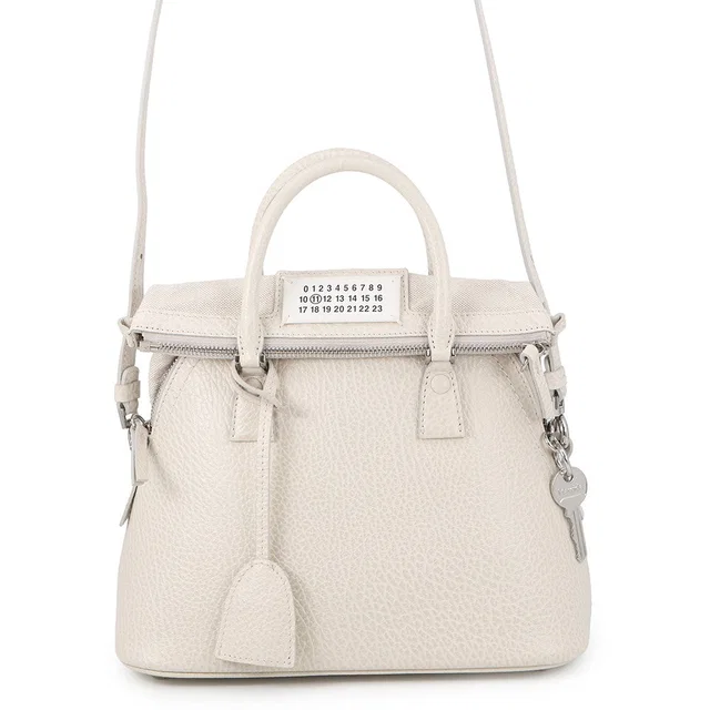 Maison Margiela 5AC 2WAY Handbag GreigeS56WG0082T4455H9677 Leather Canvas Size Mini in Canvas from GALLERY RARE