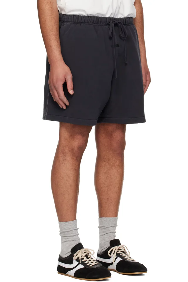 Fear of God ESSENTIALS Black Training Classic Sweat Shorts, photo 2 of 4 from SSENSE